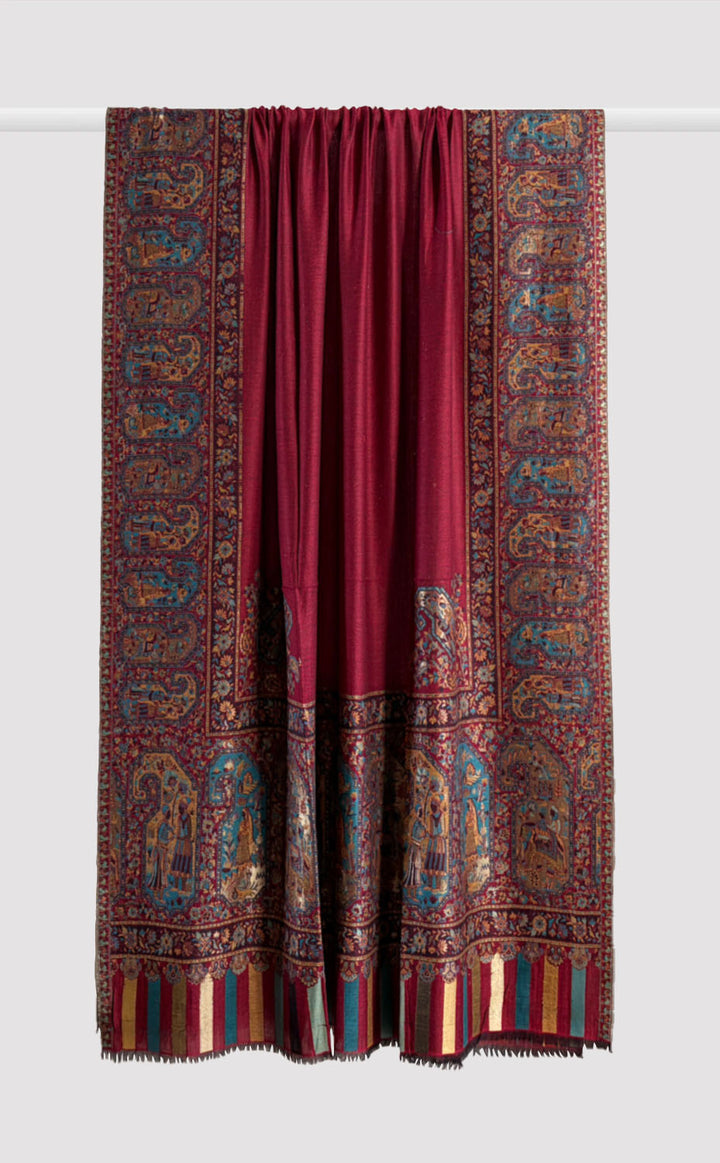 Rudhir Paisley Kani Shawl