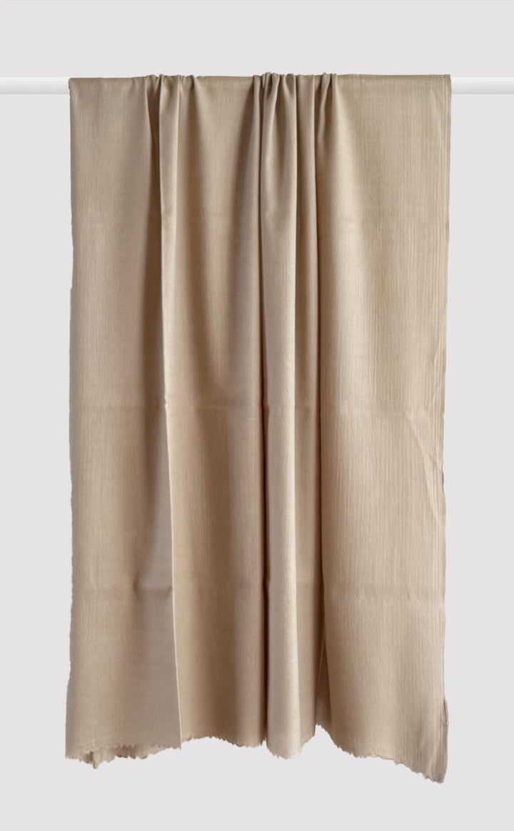 Solid Camel Shawl