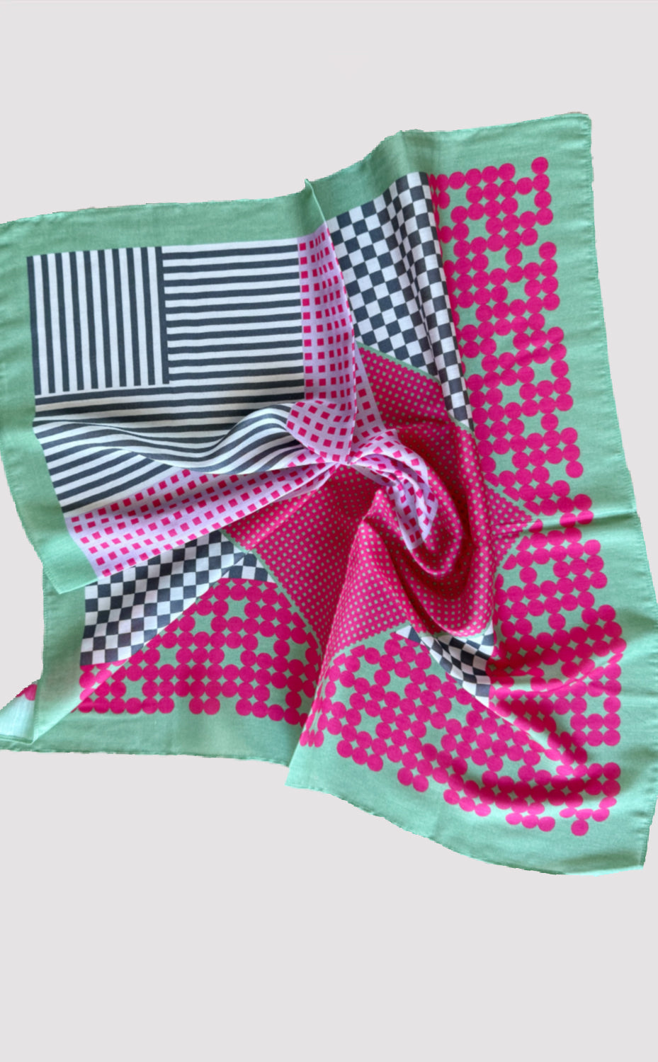 Puzzle Teal Bandana