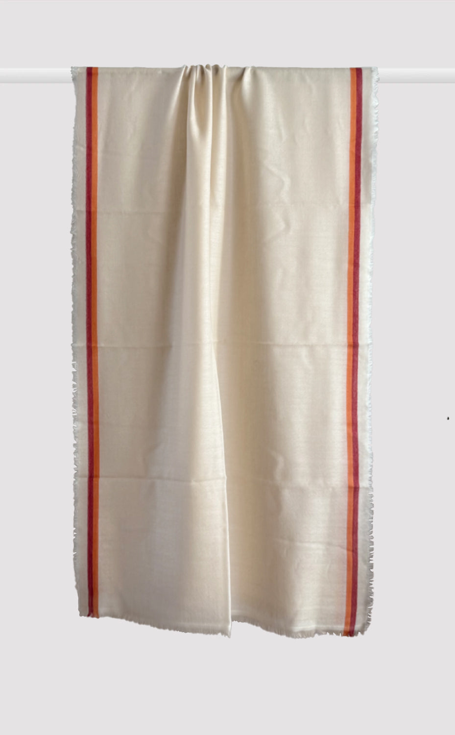 Ivory Line Merino Stole