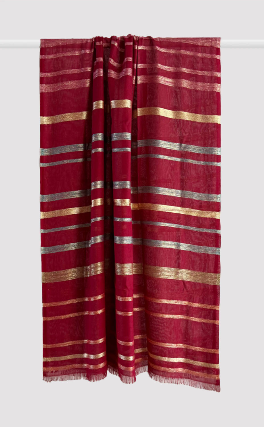 Carmine Aura Shawl