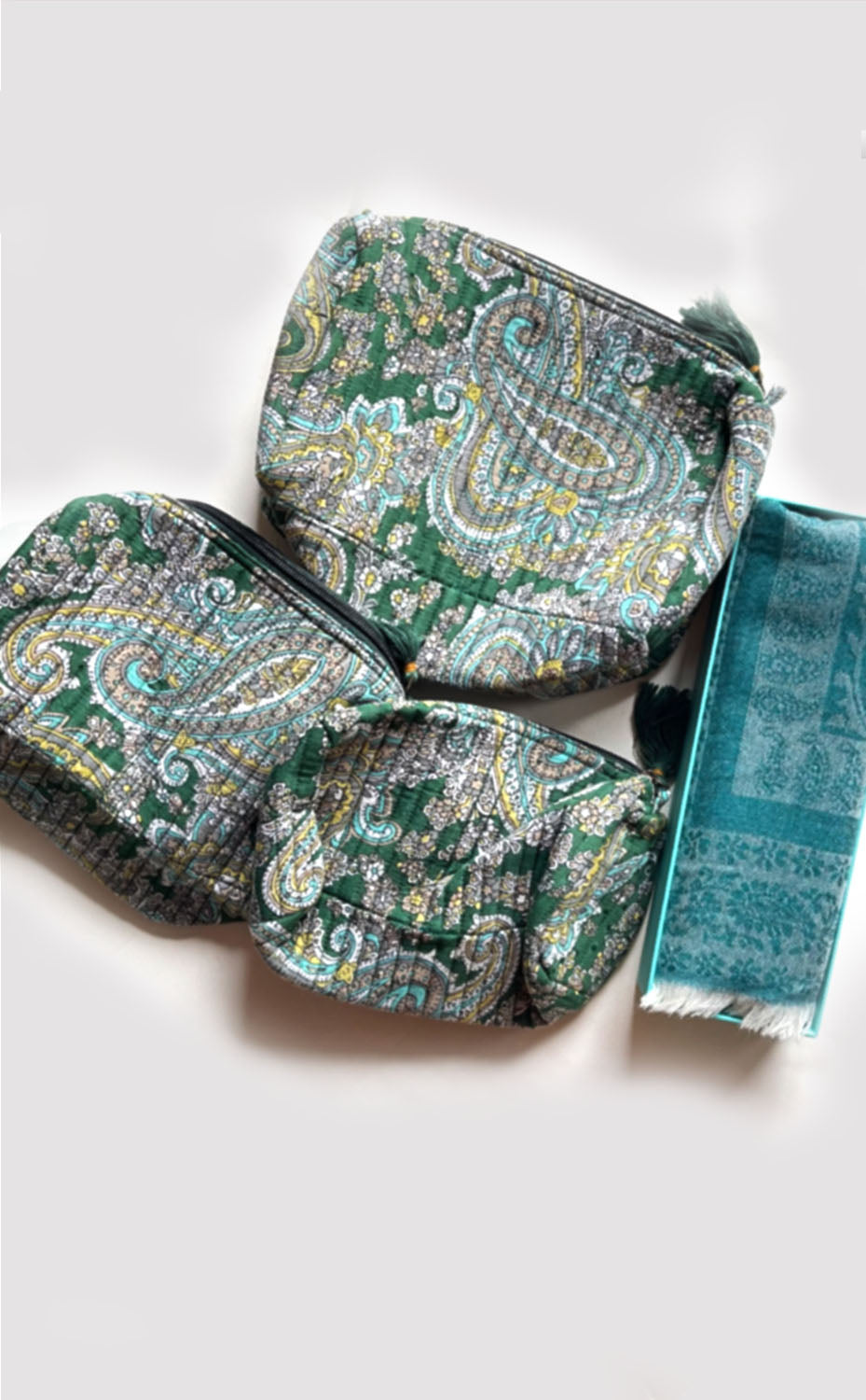Aquamarine Paisley Set for Him