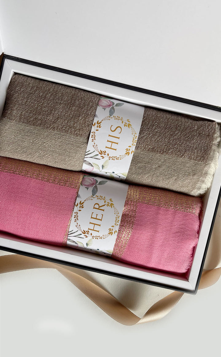 Roseate Two Tone His and Her Set