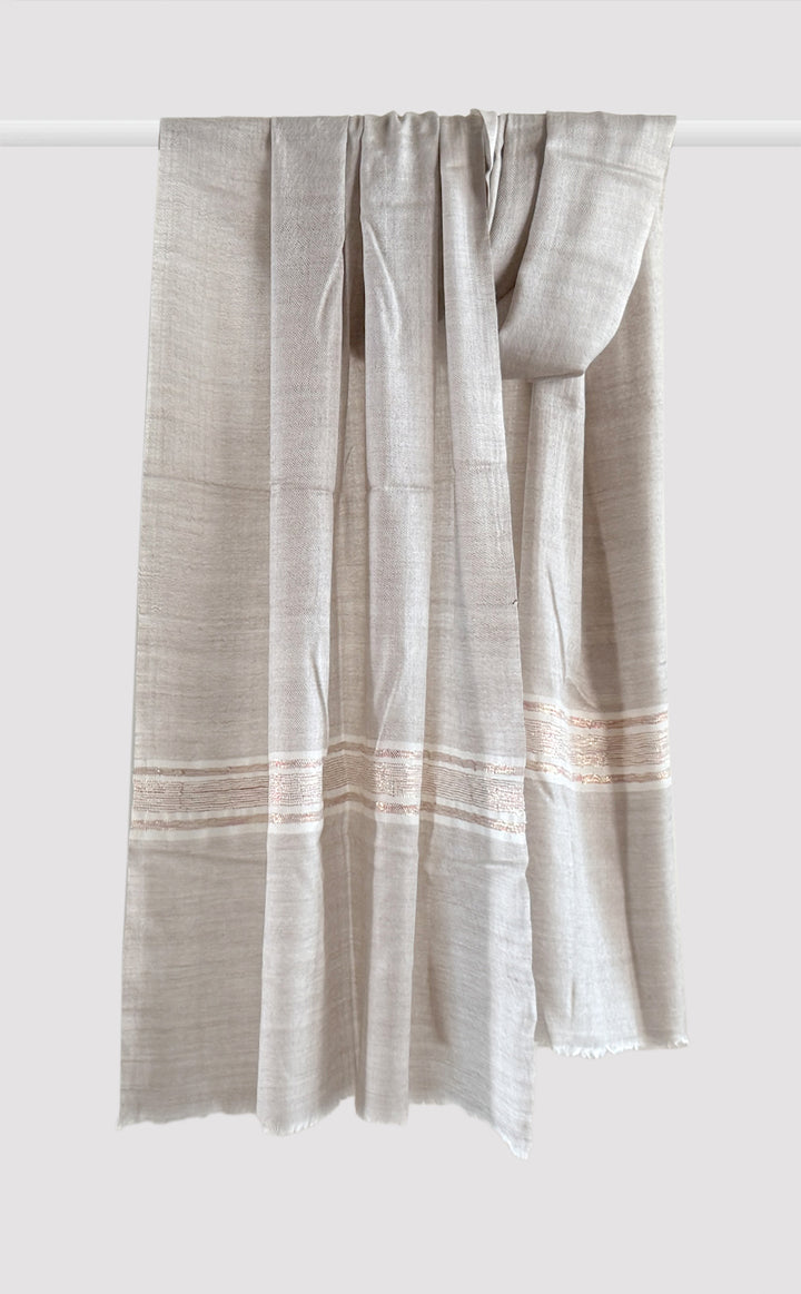 Pearl &amp; Pebble Zari Stole