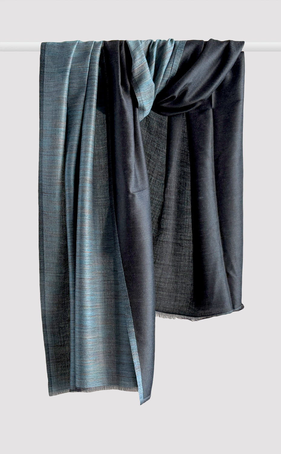Reversible Pashmina Shawl - Ocean