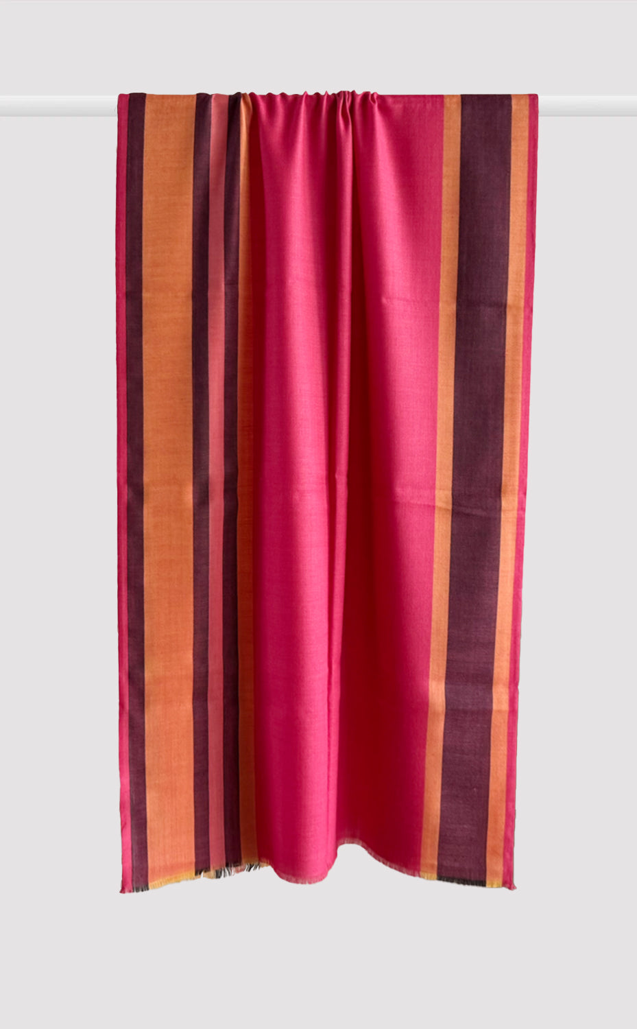 Magenta Colorblock Stole