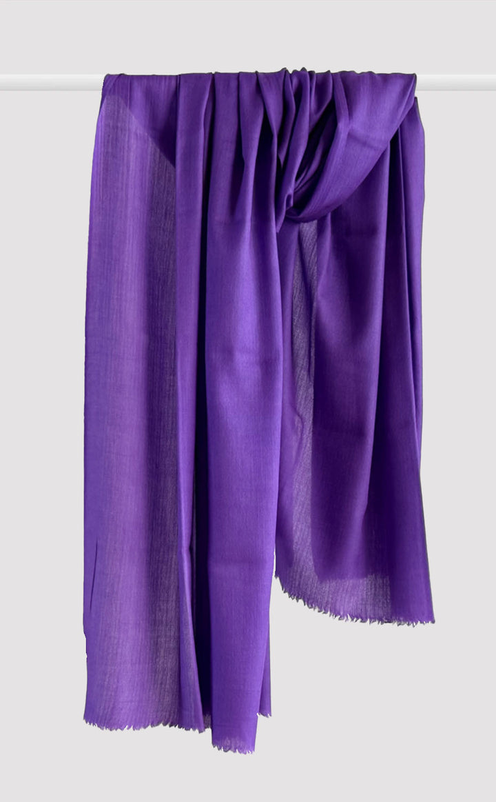 Solid Amethyst Shawl