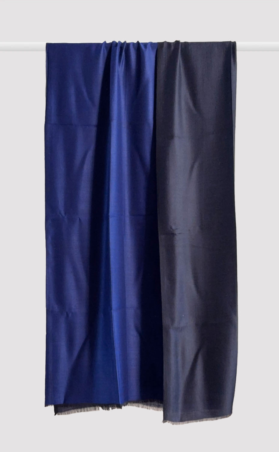 Reversible Pashmina Shawl - Cobalt