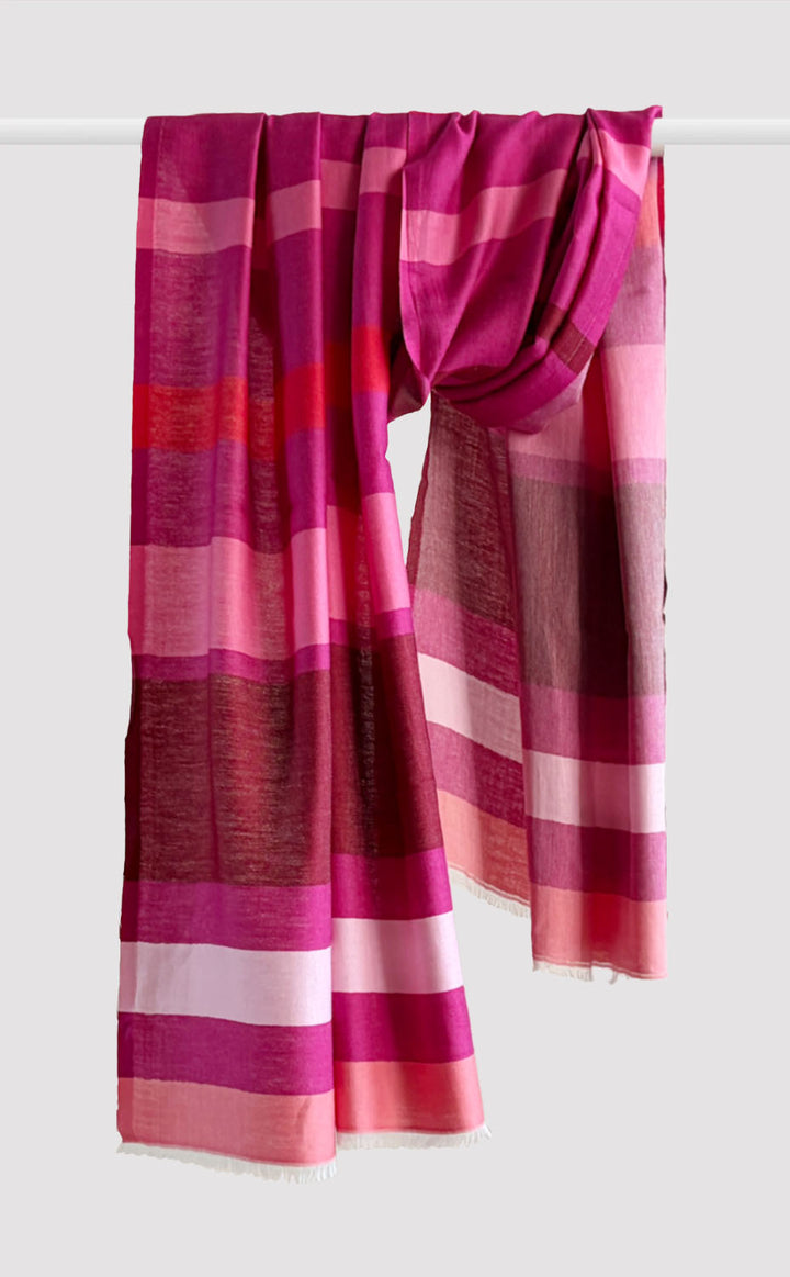 Fuchsia Bars Stole
