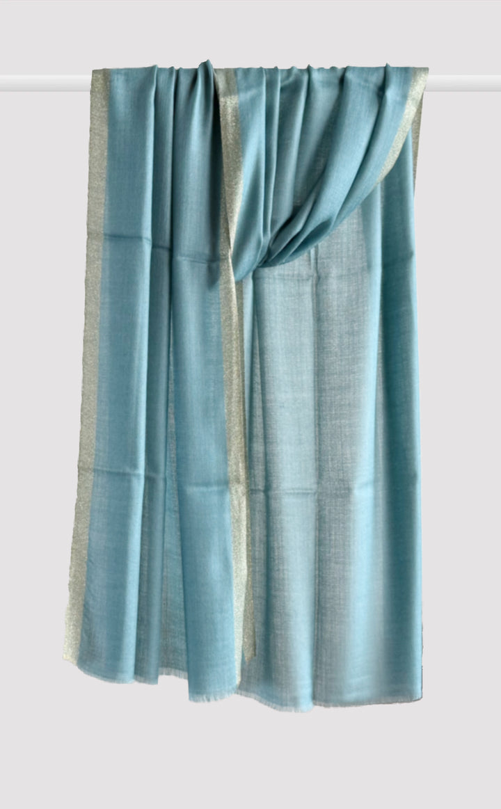 Wool Silk Zari - Aegean Edge
