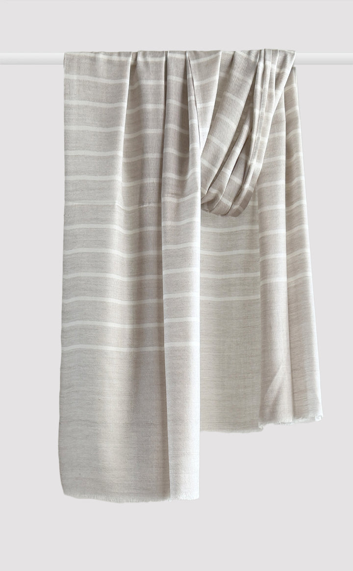 Fine Stripe Pashmina Stole