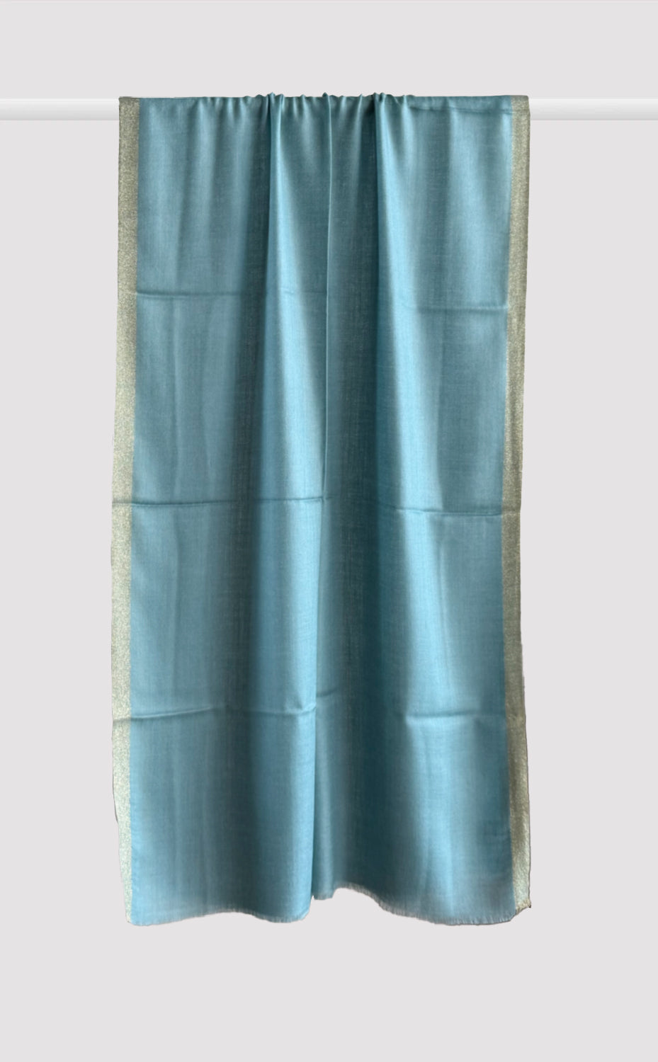 Wool Silk Zari - Aegean Edge