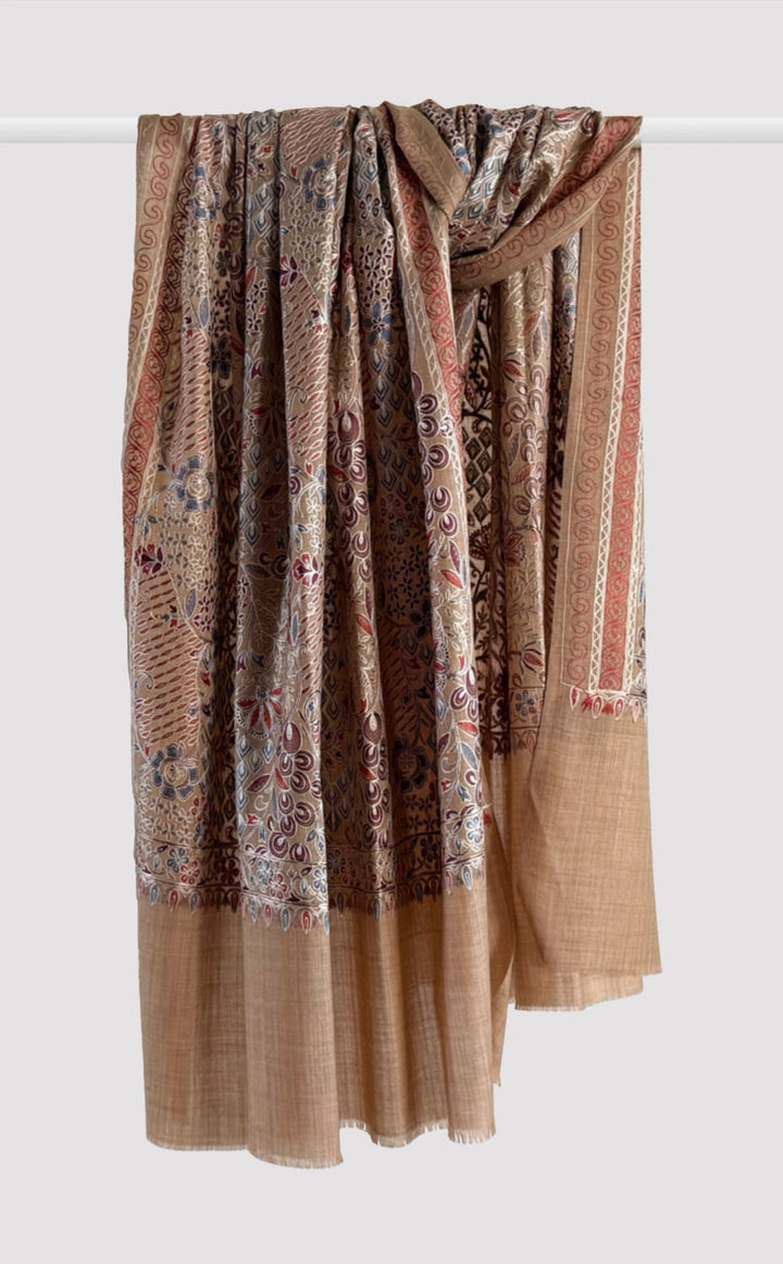Loam Eden Aari Embroidery Shawl