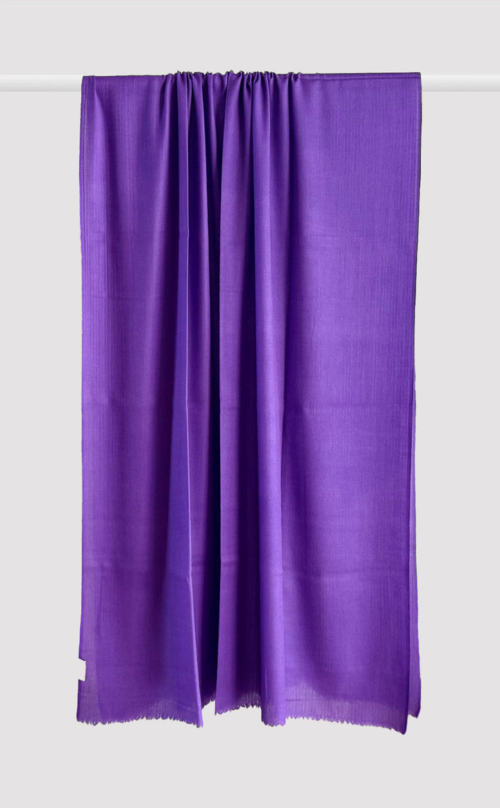 Solid Amethyst Shawl