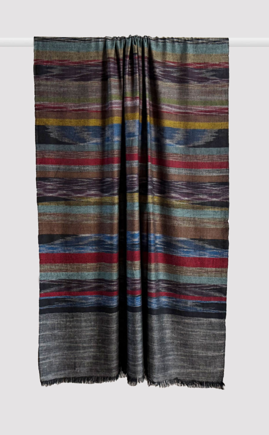 Pashmina Aurora Weave Ikat Shawl