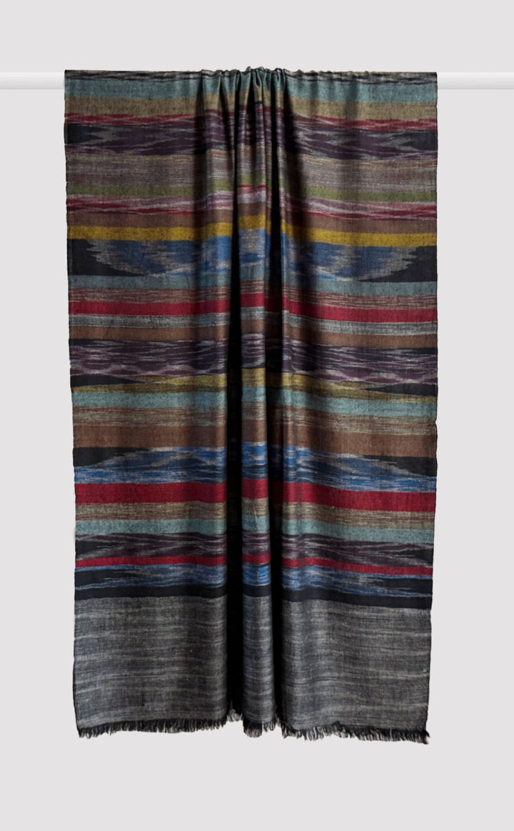 Pashmina Aurora Weave Ikat Shawl