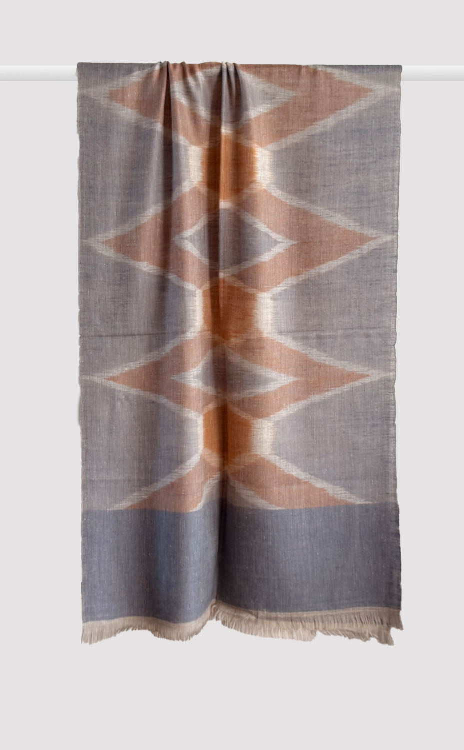 Pashmina Copper Ikat Stole