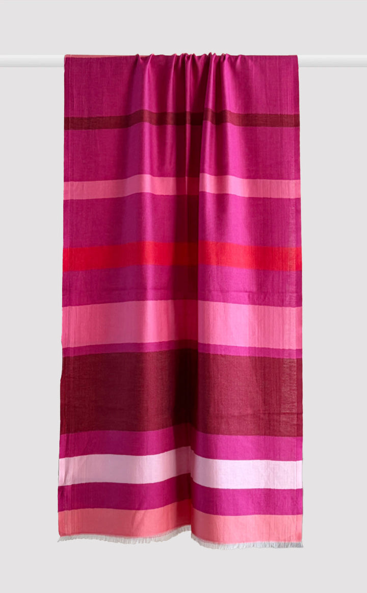 Fuchsia Bars Stole