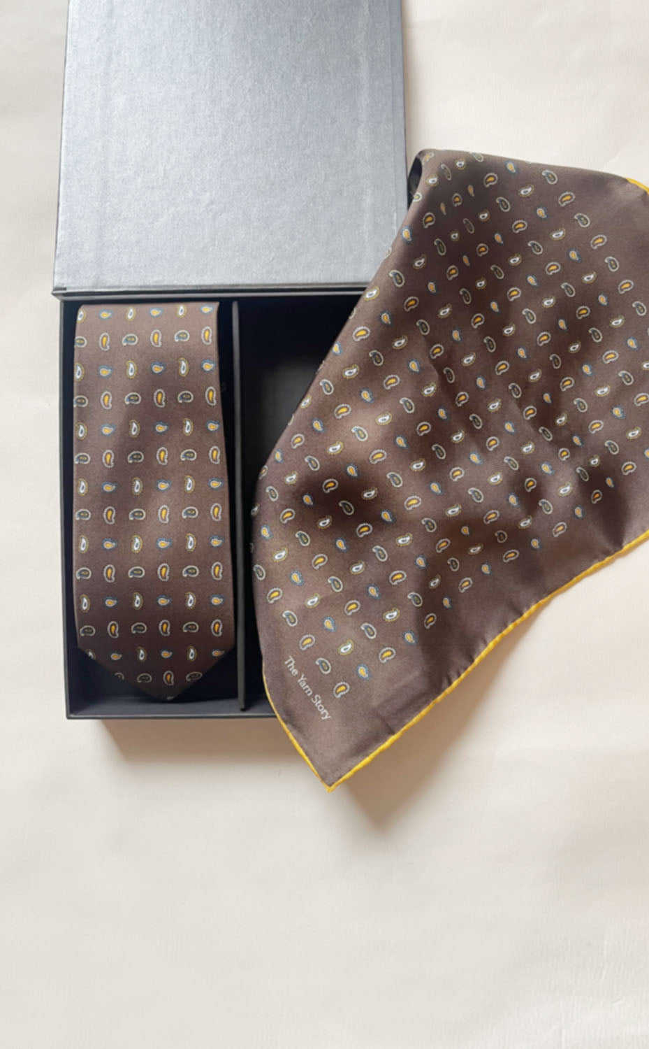 Brown Paisley Set for Him