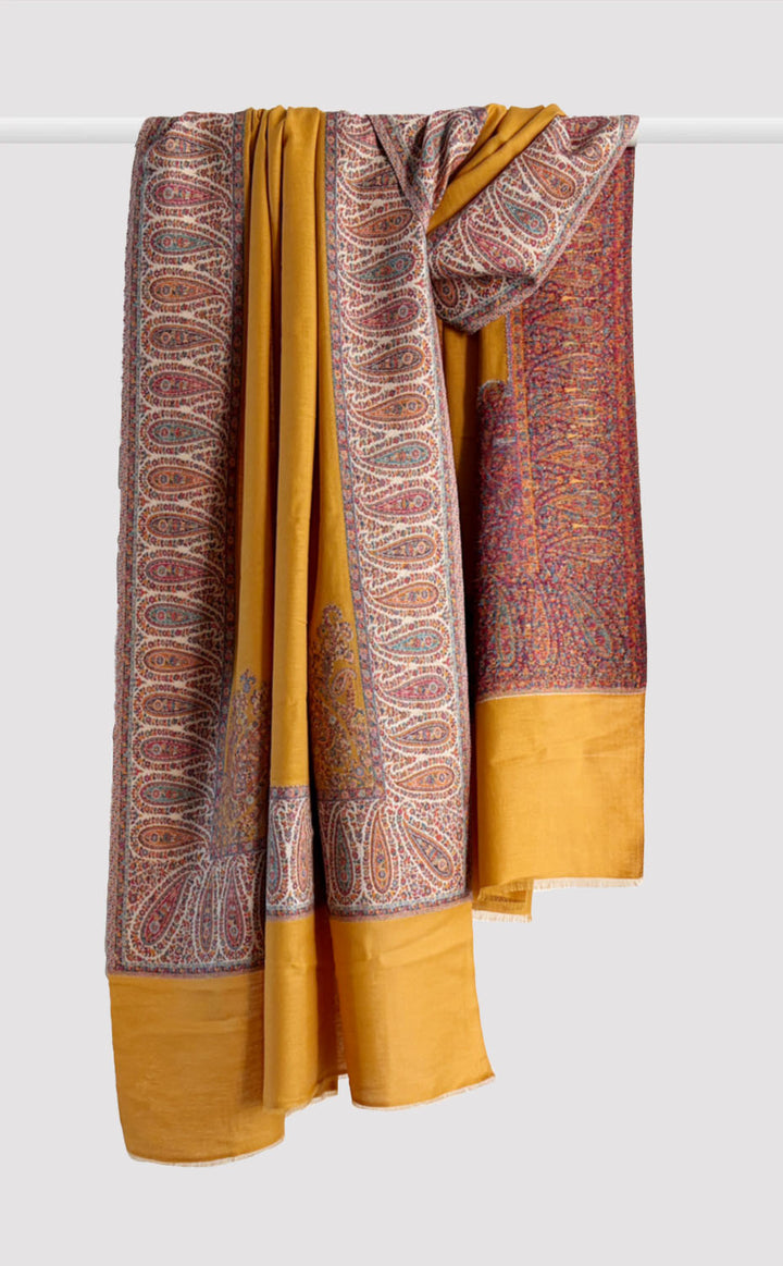 Tejas Paisley Kani Shawl
