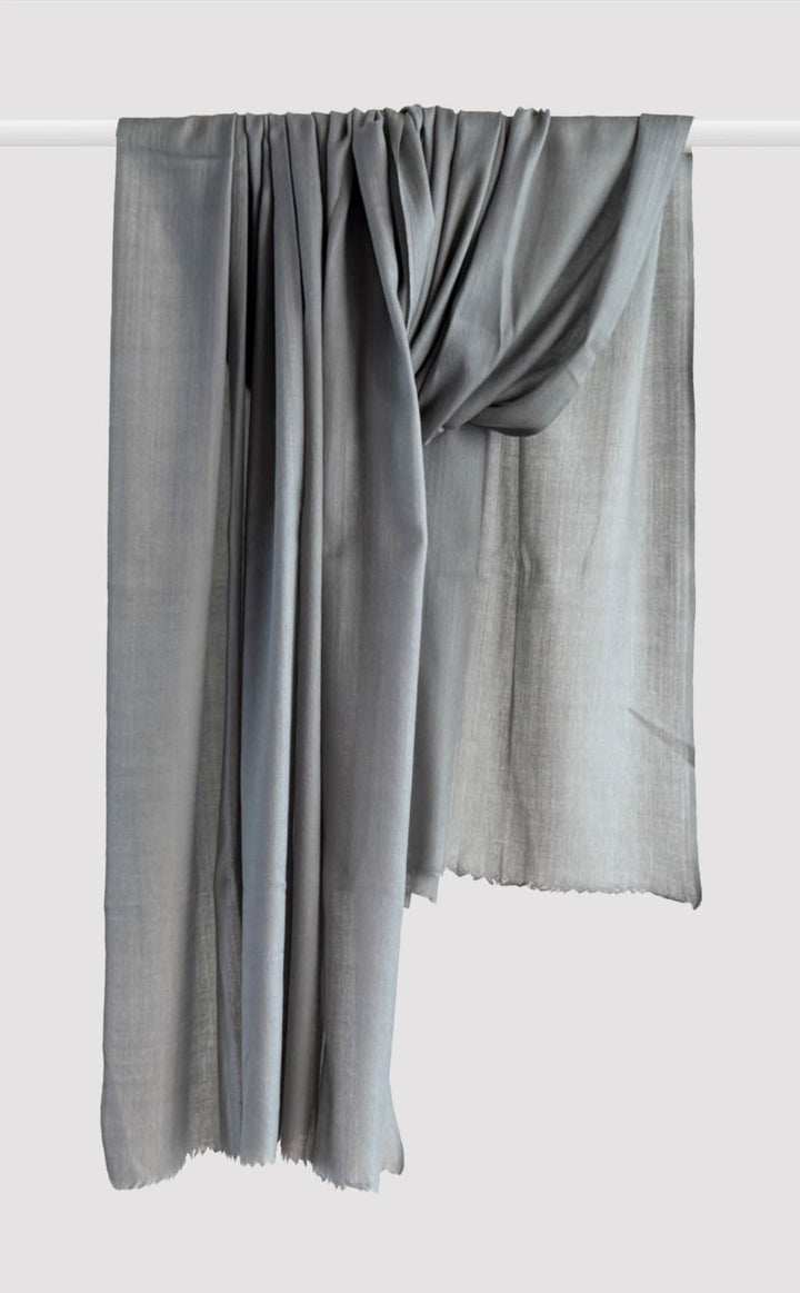 Solid Dove Shawl