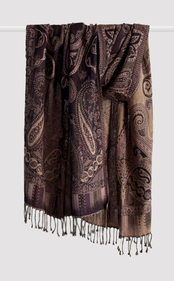 Autumnal Wool Reversible Stole