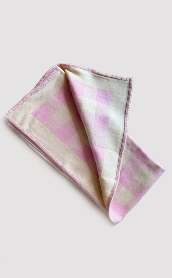 Blush Gingham Baby Blanket