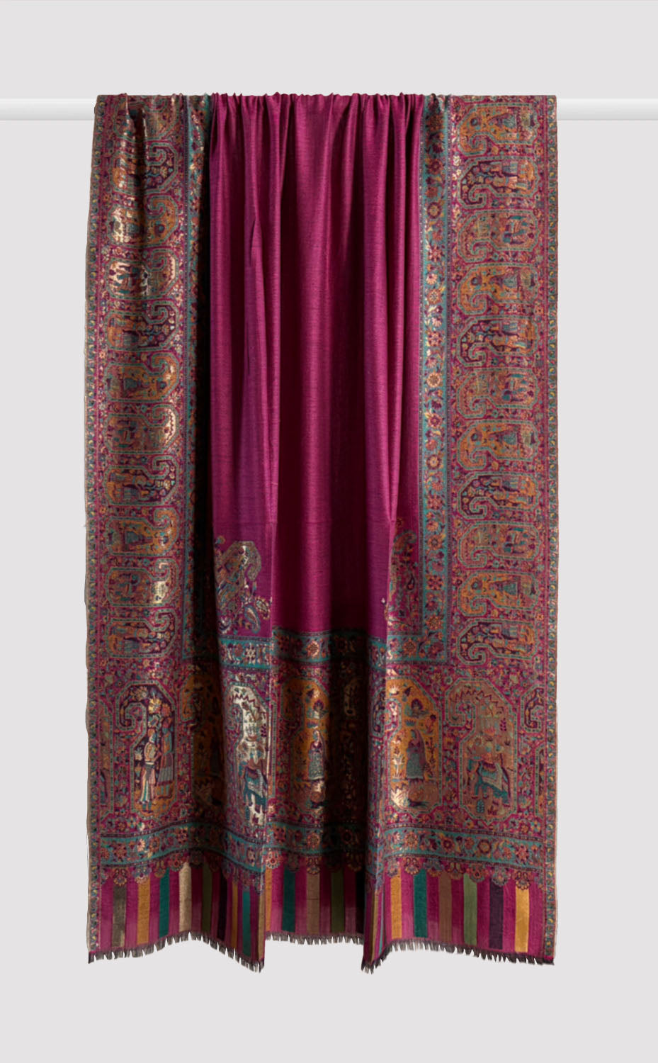 Sangria Paisley Kani Shawl