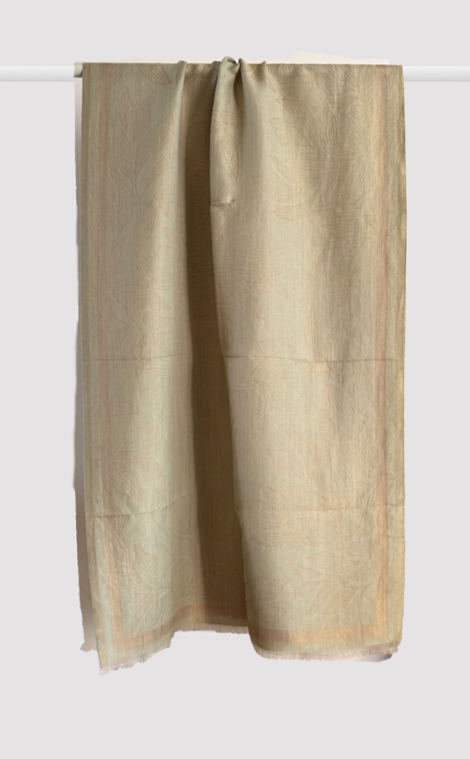 Eucalyptus Foliage Zari Stole