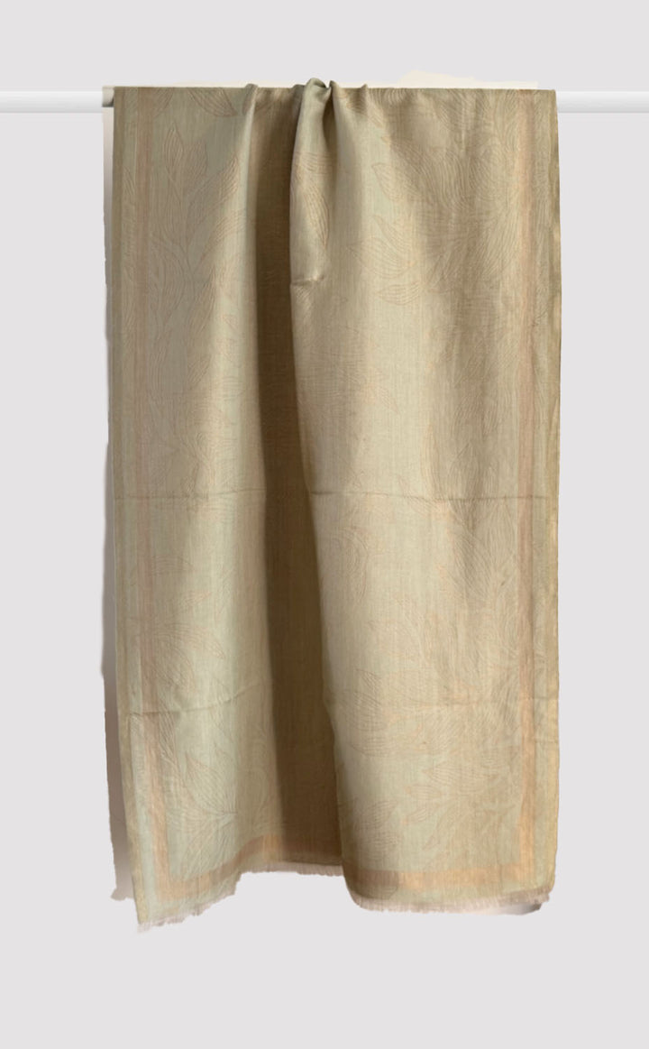 Eucalyptus Foliage Zari Stole