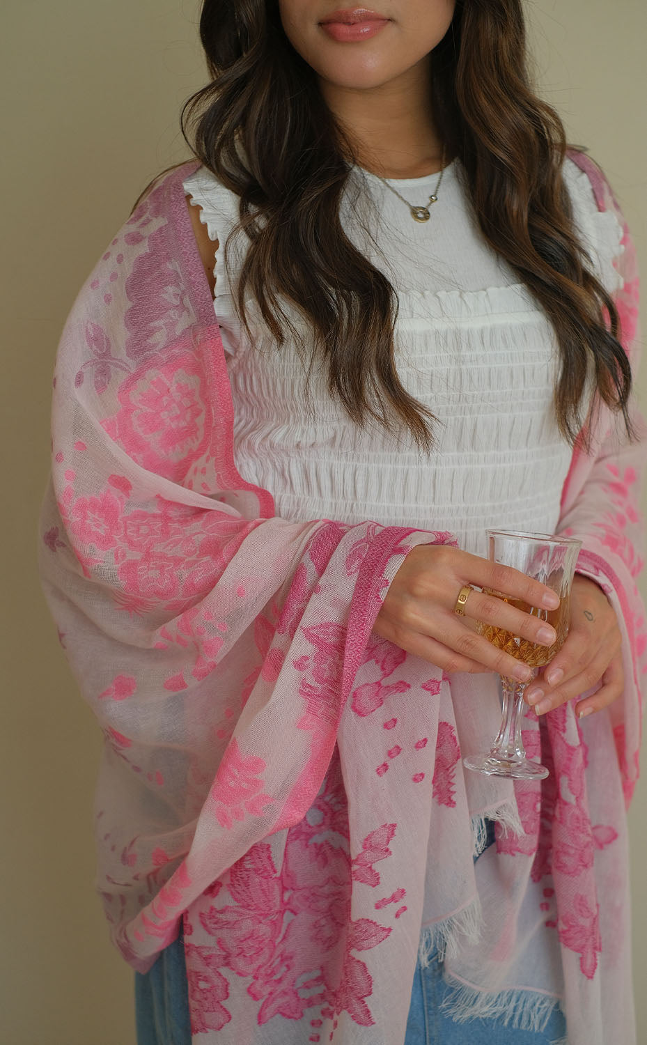 Orchid Petals Stole