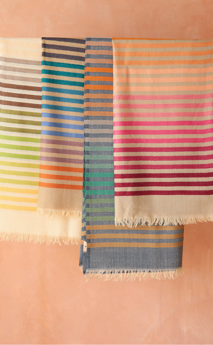 Merino Stripes - Midnight Meadow