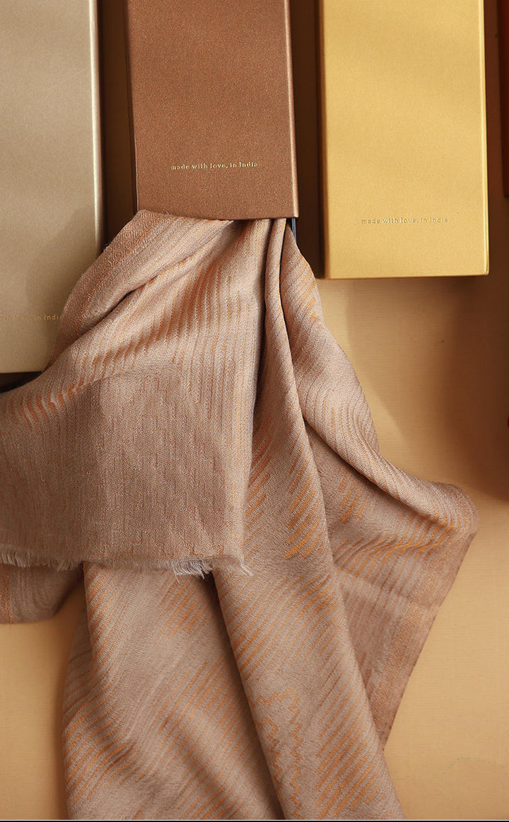 Sable Rhythm Zari Stole