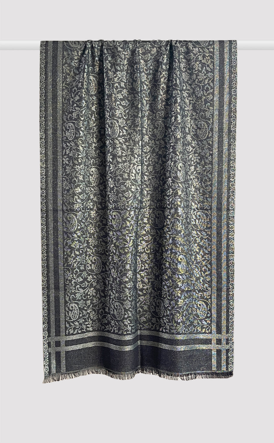 Fine Wool Zari Stole