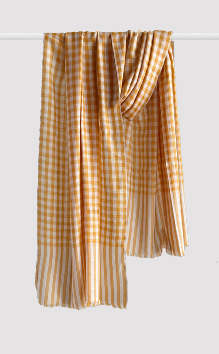 Sunbeam Plaid Stole