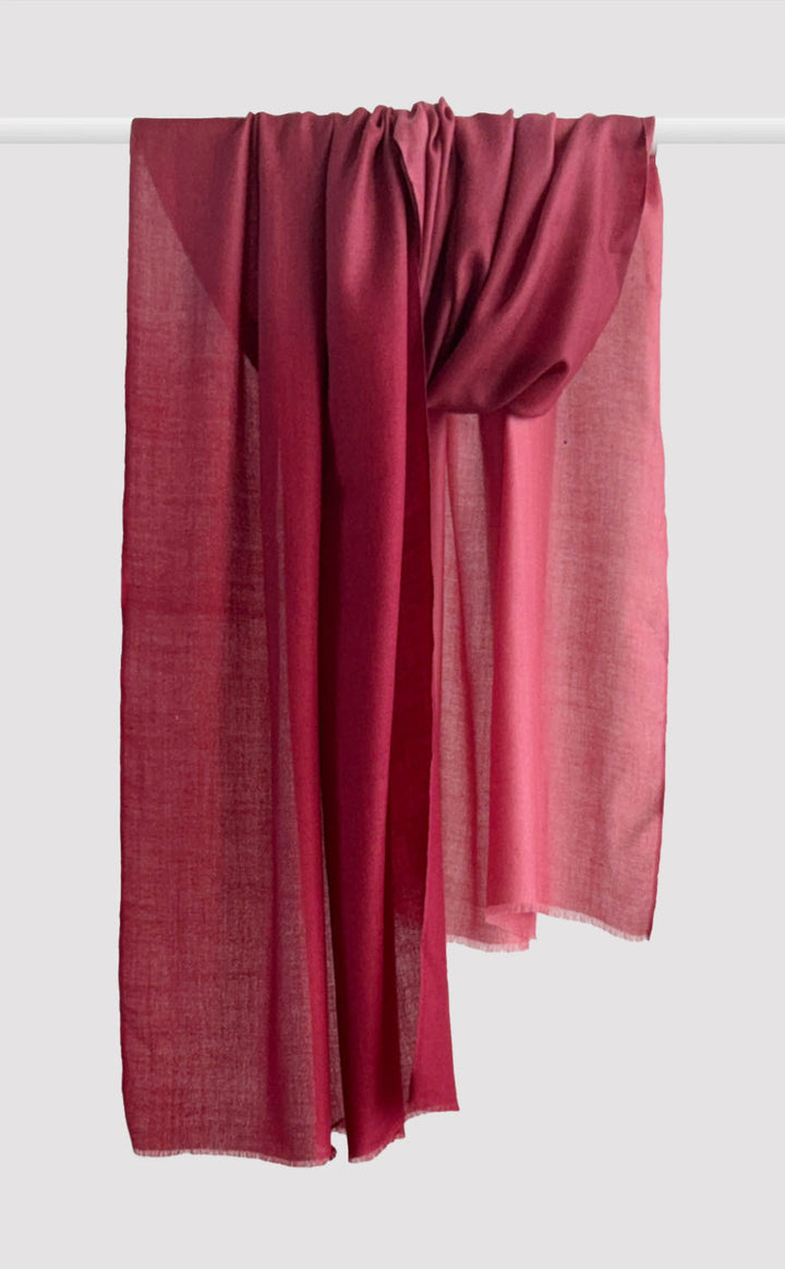 Merino Ombre - Linear Plum Pink