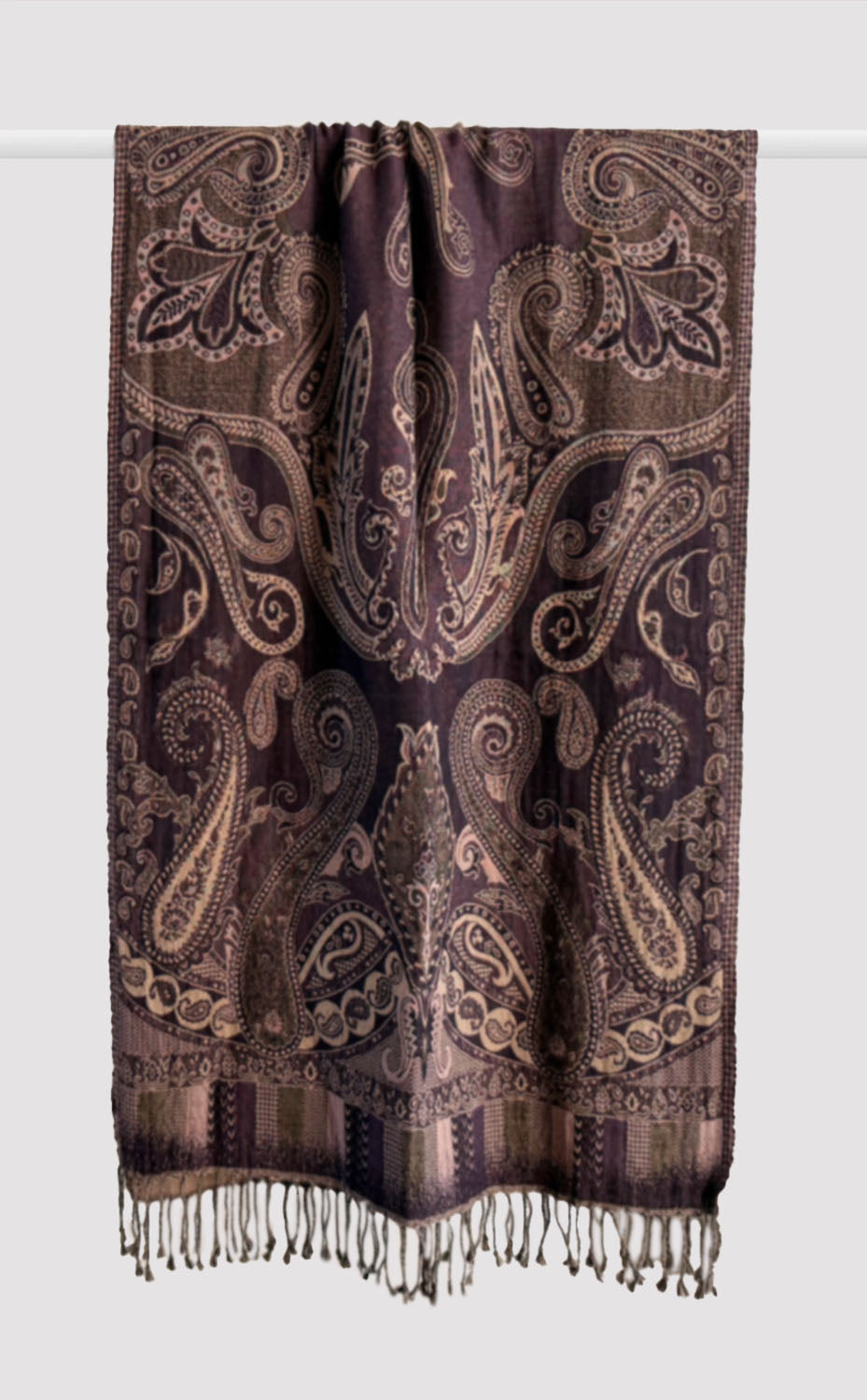 Autumnal Wool Reversible Stole
