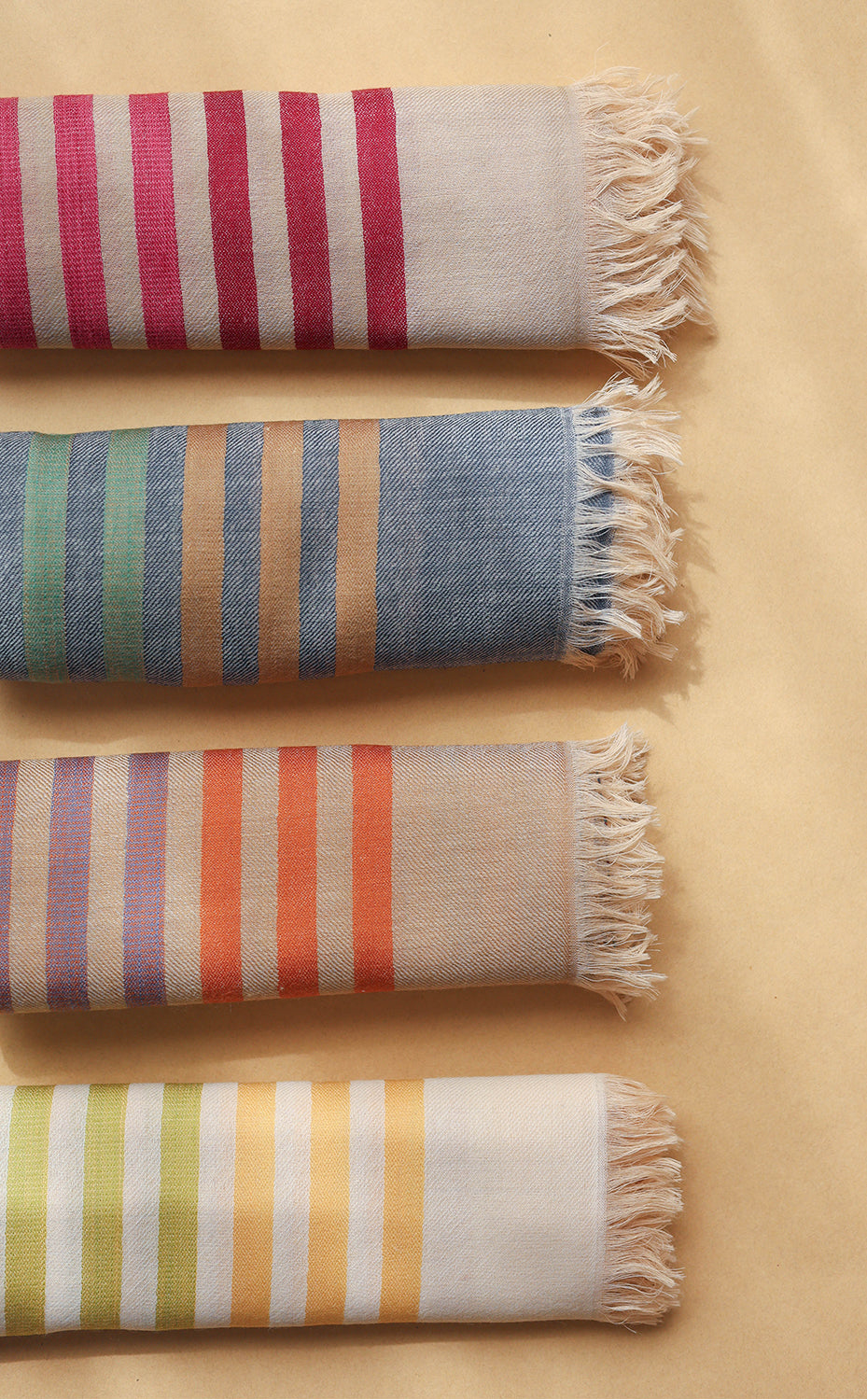 Merino Stripes - Autumn Oak