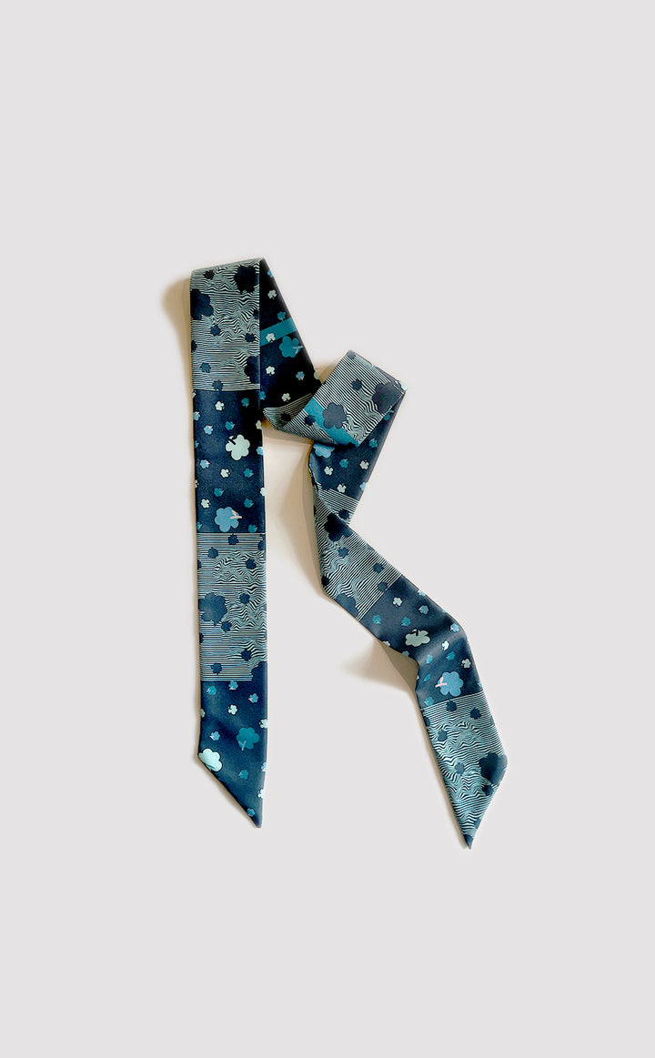 Midnight Floral Twilly