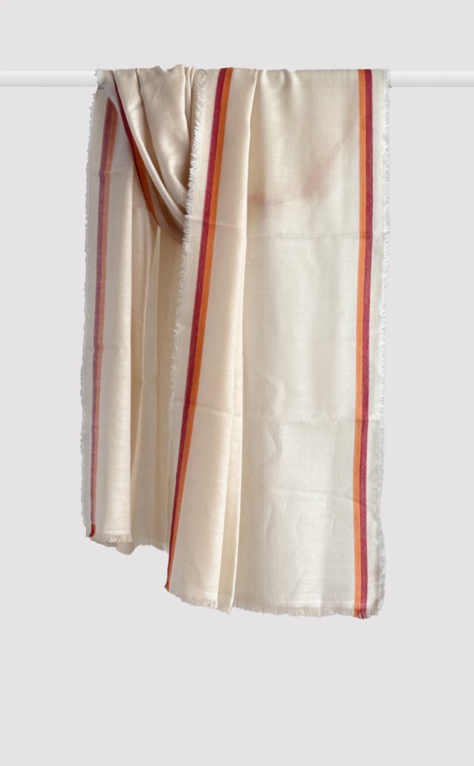 Ivory Line Merino Stole