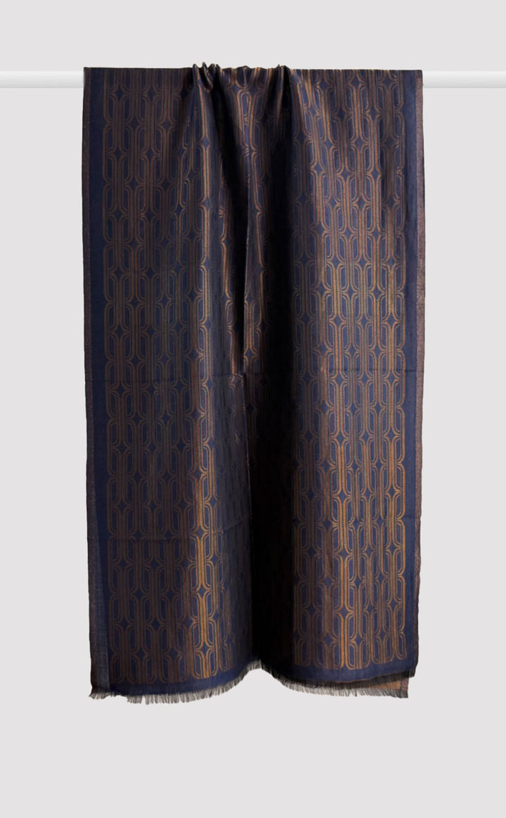Nocturne Trellis Zari Stole