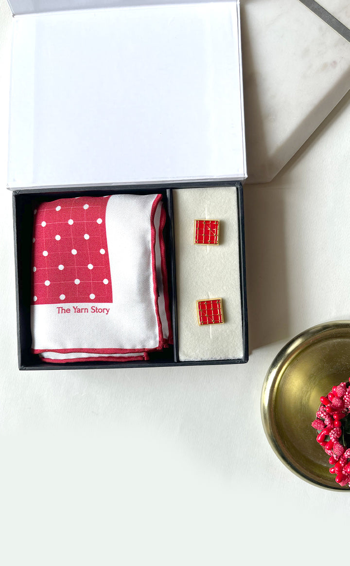 Scarlet Polka Set for Him
