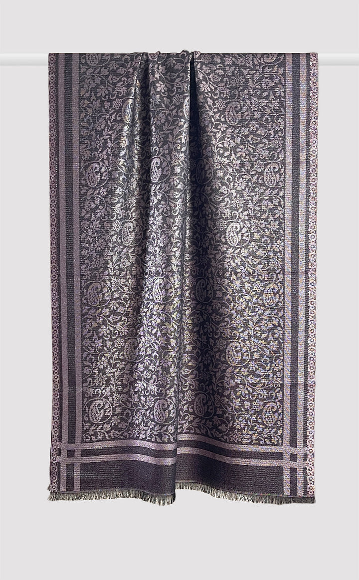 Fine Wool Zari Stole
