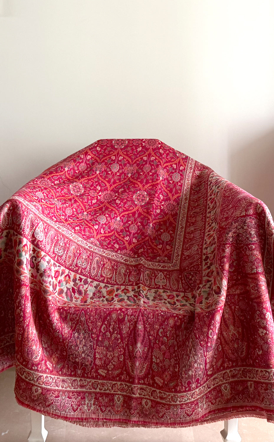 Red Paisley Bedcover