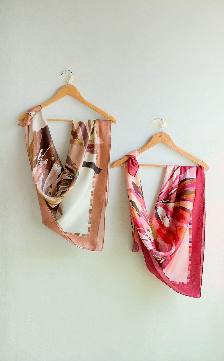 Coraline Flora Silk Scarf