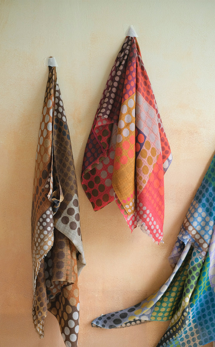 Cinnabar Polka Stole