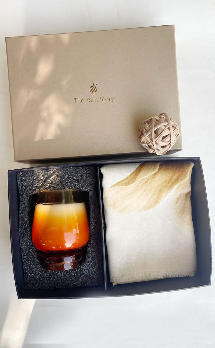 Ivory Hues Candle Set for Her