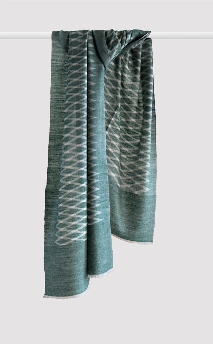 Emerald Lace Cashmere Stole