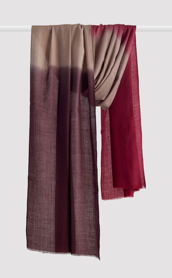 Merino Ombre - Linear Bordeaux