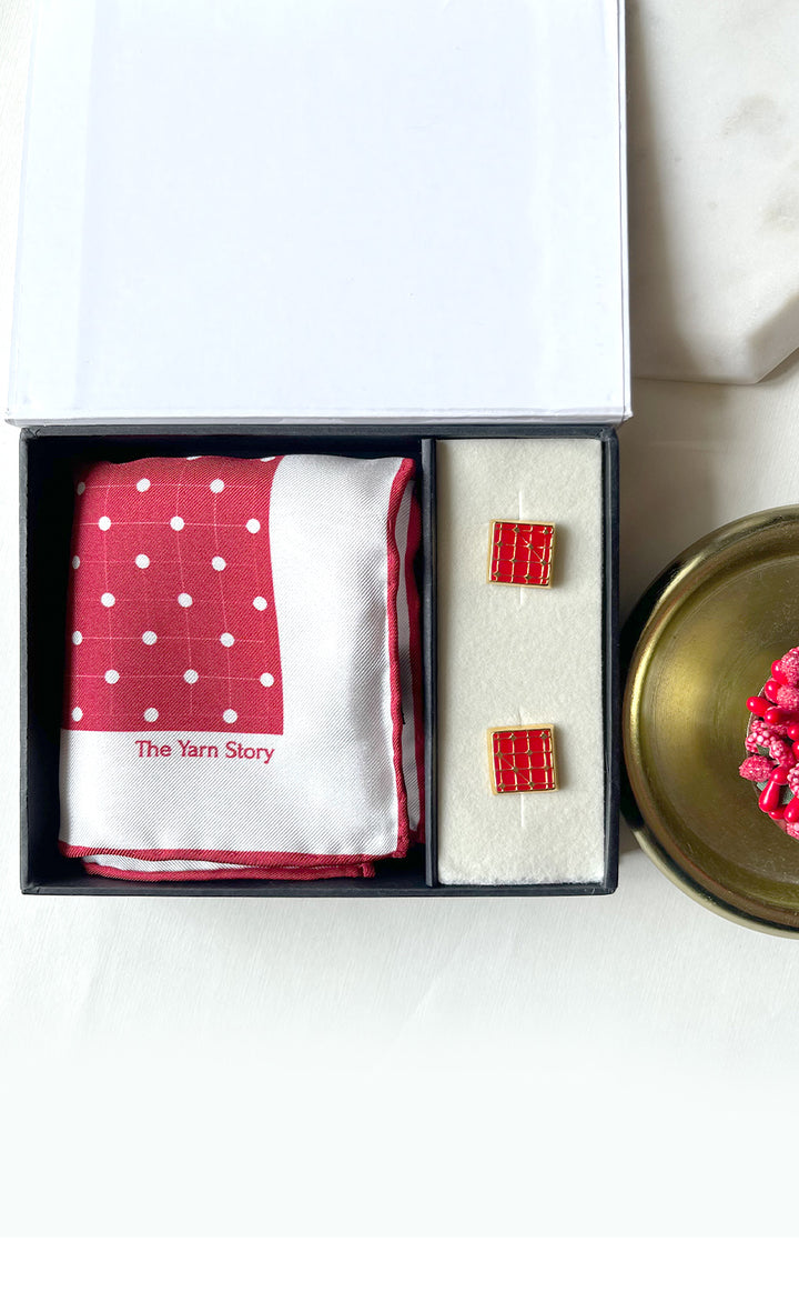 Scarlet Polka Set for Him